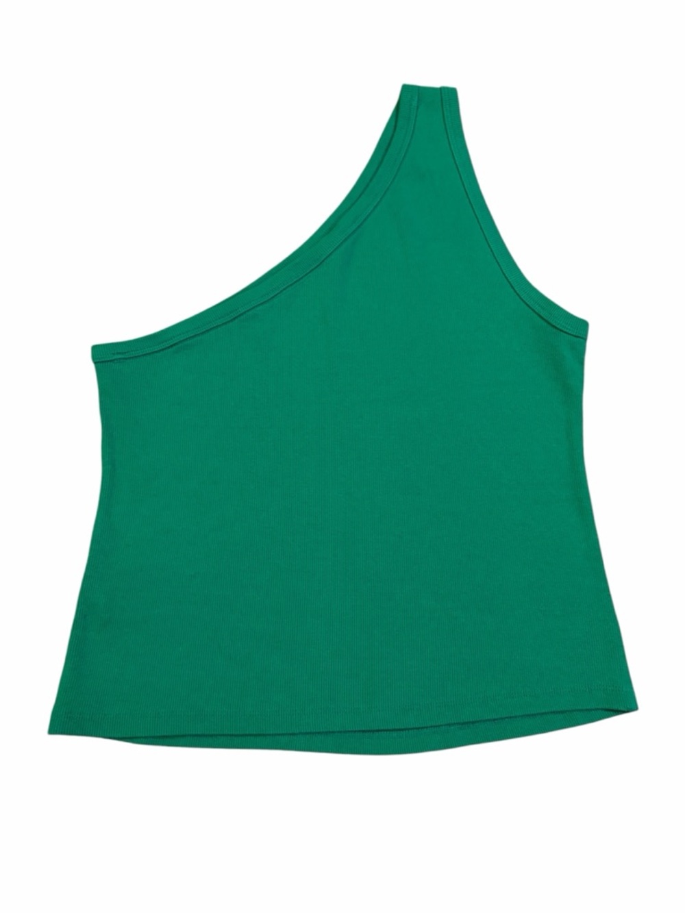 One-Shoulder Ribbed Tank Top - Picture 3 of 3